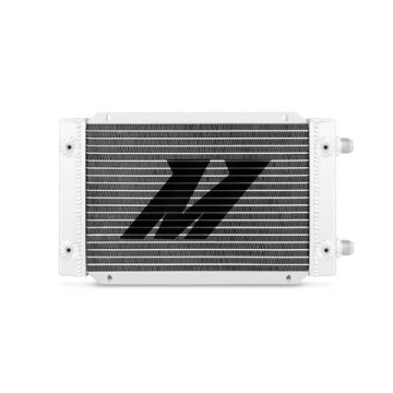 MISHIMOTO UNIVERSAL 19-ROW DUAL PASS OIL COOLER , SILVER