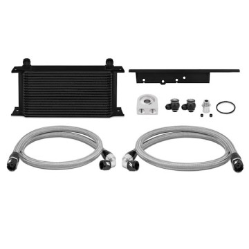 MISHIMOTO OIL COOLER KIT FOR NISSAN 350Z 03-09 - BLACK COOLER NON THERMOSTATIC