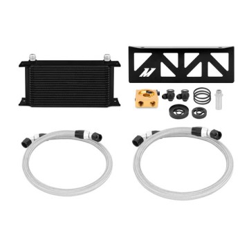MISHIMOTO OIL COOLER KIT FOR SUBARU BRZ / TOYOTA GT86 - BLACK COOLER THERMOSTATIC