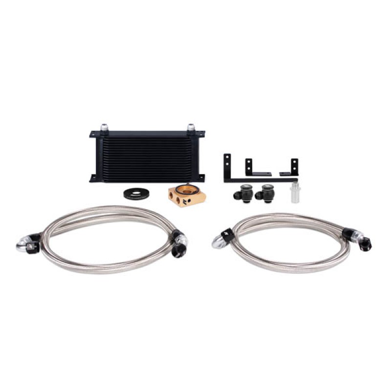MISHIMOTO OIL COOLER KIT FOR MAZDA MX-5 ND - BLACK COOLER THERMOSTATIC