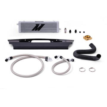 MISHIMOTO OIL COOLER KIT FOR FORD MUSTANG GT 15-17 - SILVER THERMOSTATIC