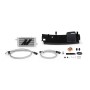 MISHIMOTO OIL COOLER FOR FORD FOCUS 3 RS - SILVER THERMOSTATIC