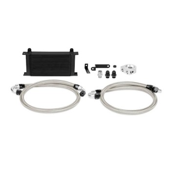 MISHIMOTO OIL COOLER KIT FOR SUBARU IMPREZA WRX STI 08-14 - BLACK COOLER NON THERMOSTATIC