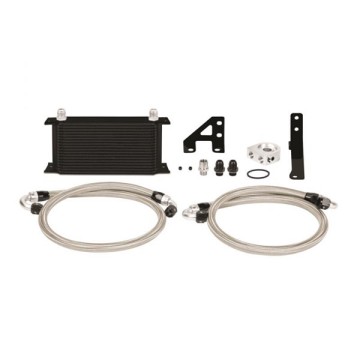 MISHIMOTO OIL COOLER KIT FOR SUBARU IMPREZA STI 2015+ - BLACK COOLER NON THERMOSTATIC