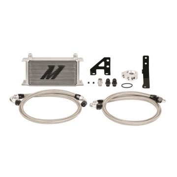 MISHIMOTO OIL COOLER KIT FOR SUBARU IMPREZA STI 2015+ - SILVER COOLER NON THERMOSTATIC