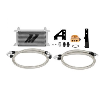 MISHIMOTO OIL COOLER KIT FOR SUBARU IMPREZA STI 2015+ - SILVER COOLER THERMOSTATIC