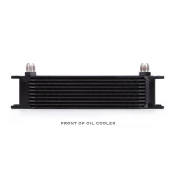 MISHIMOTO UNIVERSAL OIL COOLER KIT - BLACK COOLER NON THERMOSTATIC