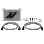 MISHIMOTO UNIVERSAL OIL COOLER KIT 25-ROW - SILVER COOLER NON THERMOSTATIC