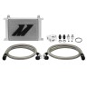 MISHIMOTO UNIVERSAL OIL COOLER KIT 25-ROW - SILVER COOLER NON THERMOSTATIC