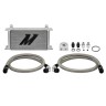 MISHIMOTO UNIVERSAL OIL COOLER KIT 19-ROW - SILVER COOLER NON THERMOSTATIC