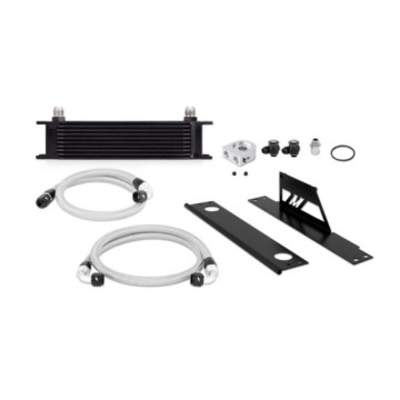 MISHIMOTO OIL COOLER KIT FOR SUBARU IMPREZA WRX/STI 01-05 - BLACK COOLER NON THERMOSTATIC