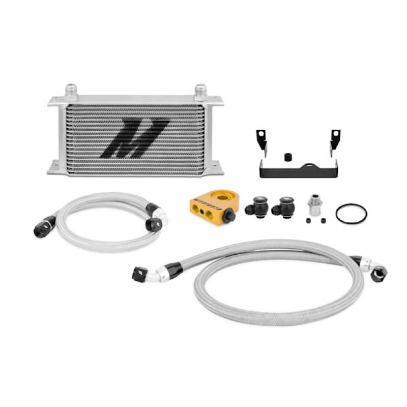 MISHIMOTO OIL COOLER KIT FOR SUBARU IMPREZA WRX/STI 06-07 - SILVER COOLER THERMOSTATIC