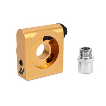 MISHIMOTO M22 X 1.5 SANDWICH PLATE WITH REAR-MOUNTED THERMOSTAT