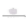 MISHIMOTO ALUMINIUM COOLANT EXPANSION TANK FOR MUSTANG 2.3T/V6/V8 2015+ - POLISHED