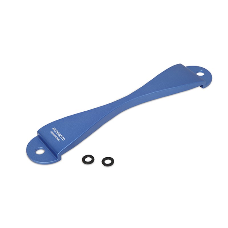 MISHIMOTO CNC BATTERY TIE-DOWN FOR SUBARU - BLUE