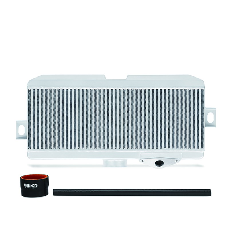 MISHIMOTO TOP-MOUNT INTERCOOLER KIT FOR SUBARU WRX STI 08-15 - SILVER CORE / BLACK HOSES