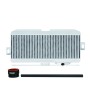 MISHIMOTO TOP-MOUNT INTERCOOLER KIT FOR SUBARU WRX STI 08-15 - SILVER CORE / BLACK HOSES