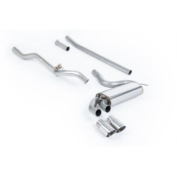 Audi Coupe UR Quattro 10V - Non-Resonated (Louder) Downpipe-Back Exhaust System with Polished OEM-Style Tips