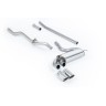 Audi Coupe UR Quattro 10V - Non-Resonated (Louder) Downpipe-Back Exhaust System with Polished OEM-Style Tips