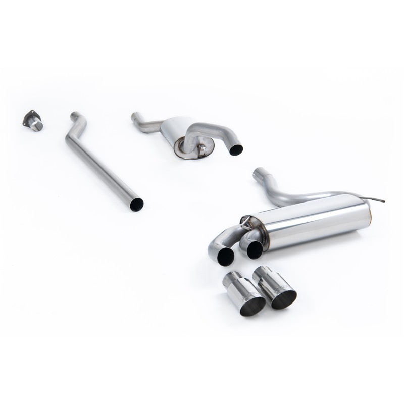 Audi Coupe UR Quattro 20V - Resonated Downpipe-Back Exhaust System