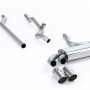 Audi Coupe UR Quattro 20V - Non-Resonated Downpipe-Back Exhaust System