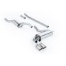 Audi Coupe UR Quattro 10V - Resonated (Quieter) Downpipe-Back Exhaust System with Titanium OEM-Style Trims