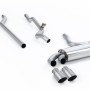 Audi Coupe UR Quattro 20V - Non-Resonated Downpipe-Back Exhaust System