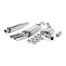 VW Golf GTI Mk2 8V - Resonated (Quieter) Front Pipe-Back System with OE-Style Tips
