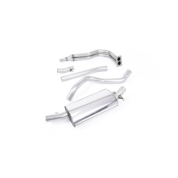 VW Golf GTI Mk1 - Resonated (Quieter) Manifold-Back Exhaust System with Polished Tip (For OE Manifold)