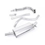 VW Golf GTI Mk1 - Resonated (Quieter) Manifold-Back Exhaust System with Polished Tip (For OE Manifold)