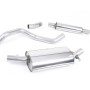 VW Golf GTI Mk1 - Resonated (Quieter) Downpipe-Back Exhaust System with Polished Tip