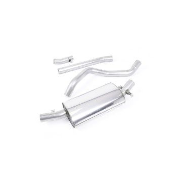 VW Golf GTI Mk1 - Non-Resonated (Louder) Downpipe-Back Exhaust System with Polished Tip