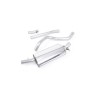 VW Golf GTI Mk1 - Non-Resonated (Louder) Downpipe-Back Exhaust System with Polished Tip