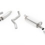 VW Golf GTI Mk1 - Resonated (Quieter) Manifold-Back Exhaust System with Polished Tip (For Aftermarket Manifold)
