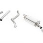 VW Golf GTI Mk1 - Non-Resonated (Louder) Manifold-Back Exhaust System with Polished Tip (For Aftermarket Manifold)