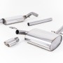 VW Corrado VR6 (1992 - 1995) - Resonated (Quieter) Cat-Back Exhaust System with Polished Oval Tip