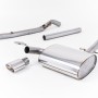 VW Corrado VR6 (1992 - 1995) - Non-Resonated (Louder) Cat-Back Exhaust System with Polished Oval Tip