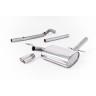 VW Corrado VR6 (1992 - 1995) - Non-Resonated (Louder) Cat-Back Exhaust System with Polished Oval Tip