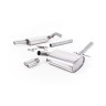 VW Corrado G60 1.8 - Resonated (Quieter) Cat-Back Exhaust System with Polished Oval Tip
