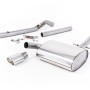 VW Corrado G60 1.8 - Non-Resonated (Louder) Cat-Back Exhaust System with Polished Oval Tip