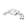 Alfa Romeo Giulia 2.9 V6 Quadrifoglio - Front Pipe-Back System with GT-100 Polished Trims - Valved