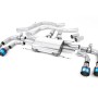 Alfa Romeo Giulia 2.9 V6 Quadrifoglio - Front Pipe-Back System with GT-100 Burnt Titanium Trims - Valved