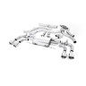 Alfa Romeo Giulia 2.9 V6 Quadrifoglio - Cat-Back Exhaust System with GT-100 Polished Trims - Valved
