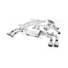 Alfa Romeo Giulia 2.9 V6 Quadrifoglio - Cat-Back Exhaust System with GT-100 Titanium Trims - Valved