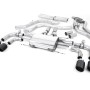 Alfa Romeo Giulia 2.9 V6 Quadrifoglio - Cat-Back Exhaust System with Jet-100 Carbon Trims - Valved