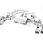 Alfa Romeo Giulia 2.9 V6 Quadrifoglio - Front Pipe-Back System with GT-100 Titanium Trims - Valved