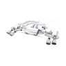 Alfa Romeo Giulia 2.9 V6 Quadrifoglio - Front Pipe-Back System with GT-100 Titanium Trims - Valved