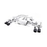Alfa Romeo Giulia 2.9 V6 Quadrifoglio - Front Pipe-Back System with Jet-100 Carbon Trims - Valved
