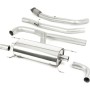 Alfa Romeo Giulia 2.0T Veloce - Non-Valved & Non-Resonated (Louder) Cat-Back Exhaust System - Uses OE Trims