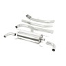 Alfa Romeo Giulia 2.0T Veloce - Non-Valved & Non-Resonated (Louder) Cat-Back Exhaust System - Uses OE Trims